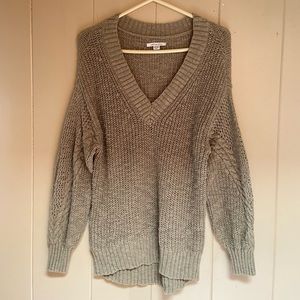 American Eagle, Olive Green crochet sweater, XS